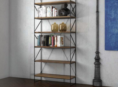 Wandregal Moderner Bücherschrank Wohnzimmer Regal Designer Holzmöbel